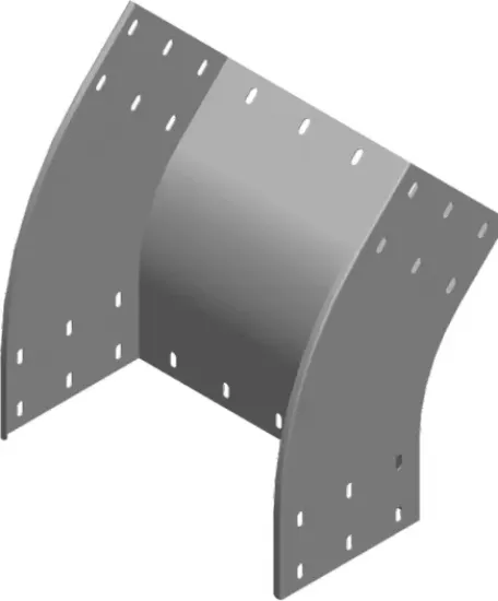 Зображення Поворот 45° горизонтальний - зовнішній LZZMP200H200 (371620)