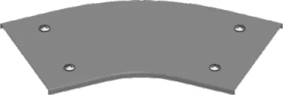 Зображення Кришка для горизонтального повороту 45° з фіксатором PZKKZMC300 (304930)