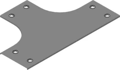 Зображення Кришка для горизонтального трійника з фіксатором PZTKZP100 (304210)