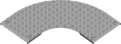Зображення Кришка протекторної пластини для горизонтального поворот на 90° PZKZRT300 (305030)