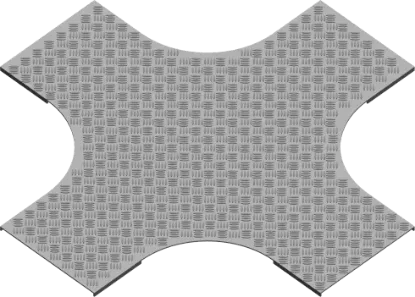 Зображення Кришка протекторної пластини для хрестовини горизонтальної PZCZKZRT400 (305340)