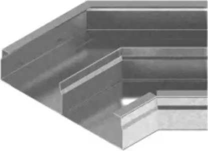 Зображення Поворот 45° горизонтальний - 2 компл. KKNMd190H28 (521119)