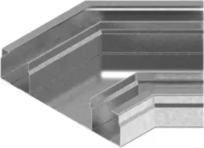 Зображення Поворот 45° горизонтальний - 3 компл. KKNMt190H48 (541219)