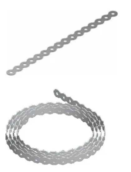 Зображення Смуга перфорована сталева PTF25/50 (641250)