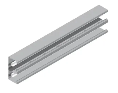 Зображення Канал настінний двосекційний (лакований) - 2 компл. KSd215H68/2 (960121)