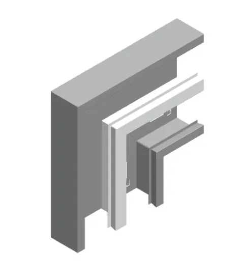 Зображення Кут 90° - 2 компл. KPKSd215H68 (960421)