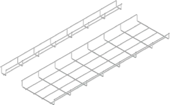 Зображення Лоток кабельний з дротяної сітки KDS100H35/3 (930110)