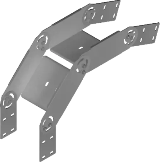 Зображення Поворот вертикальний регульований LZLC500H100 (313150)