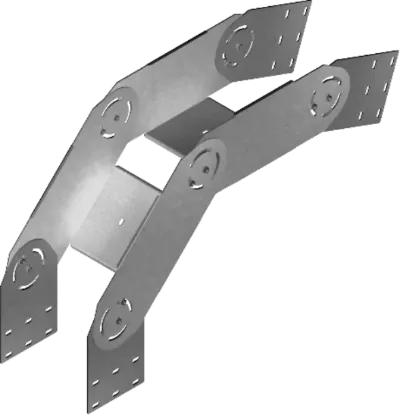 Зображення Поворот вертикальний регульований LZLP200H200 (373020)