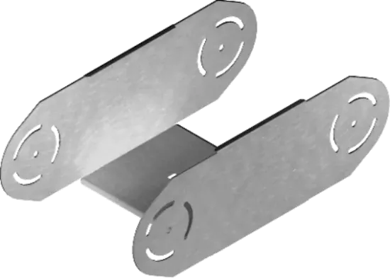 Зображення Елемент вертикального повороту регульований ELZC400H200 (373340)