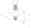 Зображення Затискач до балки UCW2 (752409)