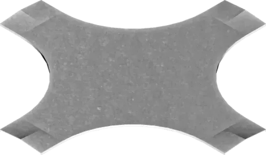 Зображення Кришка для хрестовини горизонтальної PCZDP400 (220640)