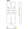 Зображення Пластина монтажна UP2 (952000)