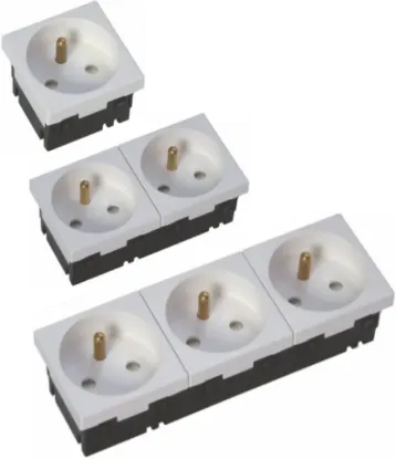 Зображення Розетка із заземленням GZU3 (281203)