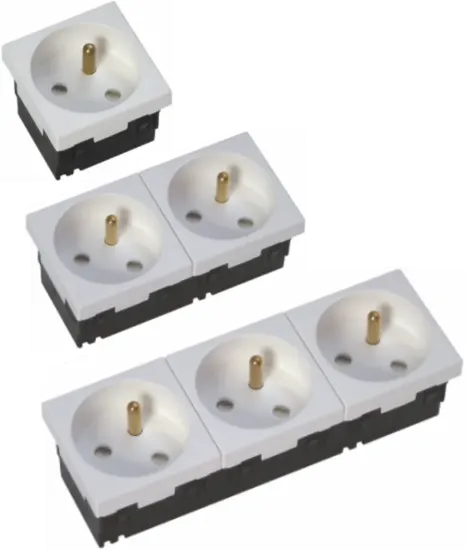 Зображення Розетка із заземленням 33°а GZ33U3 (281303)