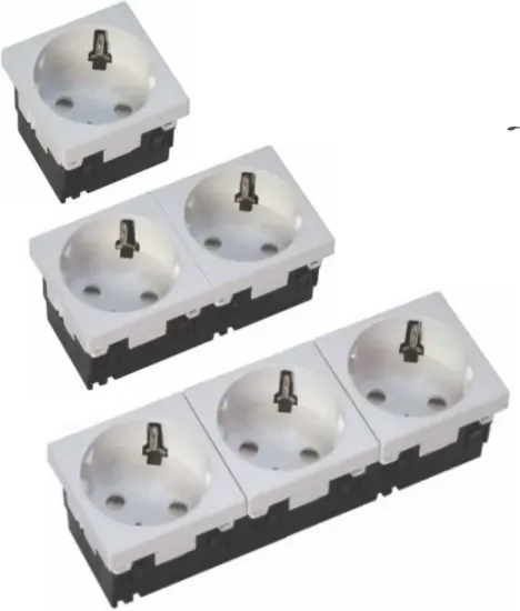 Зображення Розетка із заземленням 33° Schuko GZ33US3 (281503)