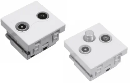 Зображення Розетки для телевізійного сигналу GKRTV (282350)