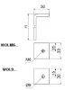 Зображення Кронштейн L-подібний MOL9H180 (441613)