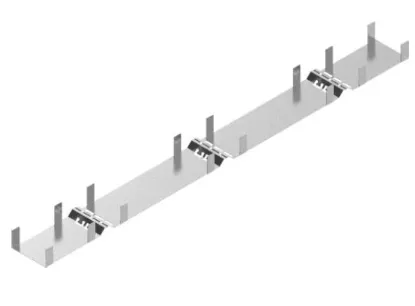 Зображення Вставка кріплення для лотка при вертикальному монтажу кабеля WMKZ200H100 (819285)