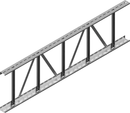 Зображення Кабельрост з боковим кріпленням DUBP200H60/3 (474202)